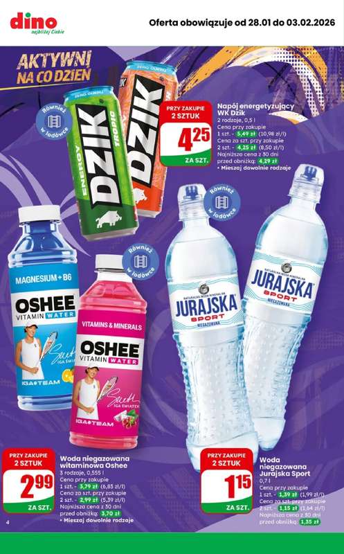 Dino - gazetka promocyjna MEGA promocje! od środy 28.01 do wtorku 03.02 - strona 3
