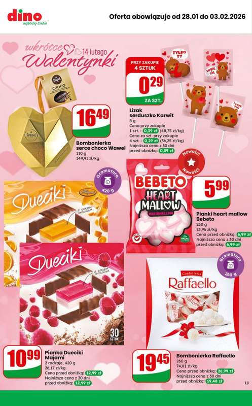 Dino - gazetka promocyjna MEGA promocje! od środy 28.01 do wtorku 03.02 - strona 8