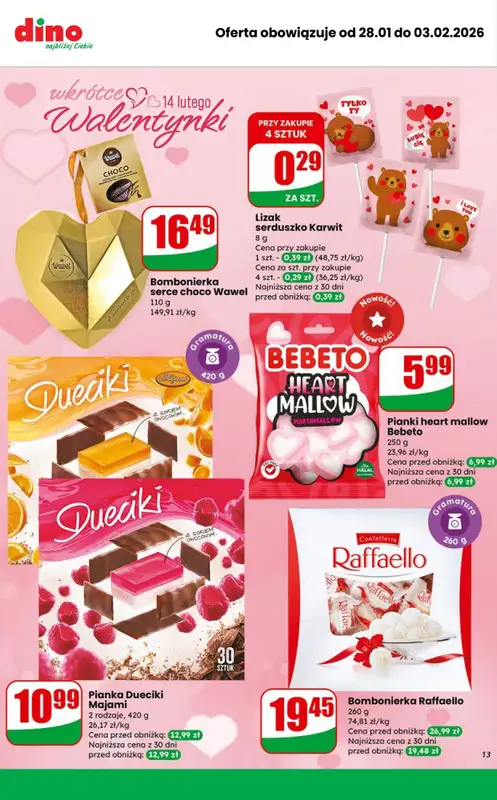 Dino - gazetka promocyjna MEGA promocje! od środy 28.01 do wtorku 03.02 - strona 8