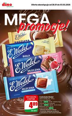 Dino - gazetka promocyjna MEGA promocje! od środy 28.01 do wtorku 03.02