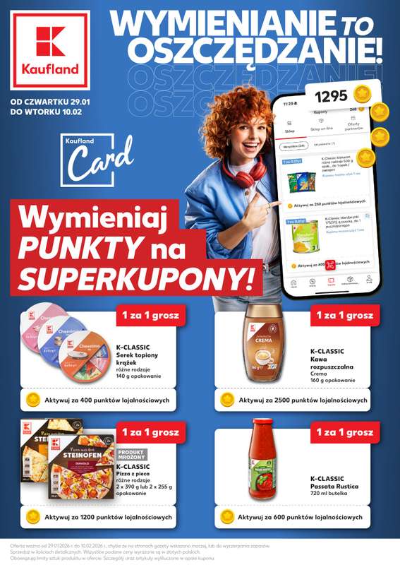 Kaufland - gazetka promocyjna Oferta Kaufland - KUPONY od czwartku 29.01 do wtorku 10.02