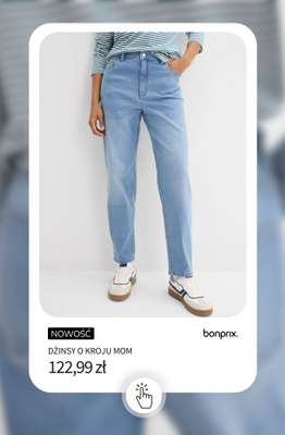 Dżinsy o kroju mom