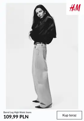 H&M - gazetka promocyjna Barrel jeans damskie od wtorku 27.01  - strona 4