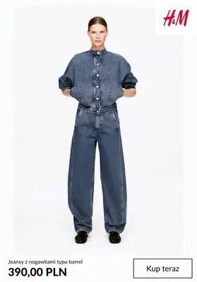 H&M - gazetka promocyjna Barrel jeans damskie od wtorku 27.01  - strona 9