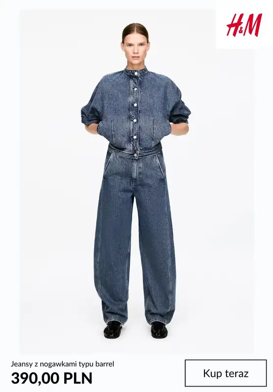 H&M - gazetka promocyjna Barrel jeans damskie od wtorku 27.01  - strona 9