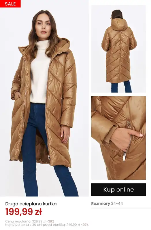 Top Secret - gazetka promocyjna -30% na kurtki, płaszcze, swetry, bluzy i sukienki od wtorku 27.01 do poniedziałku 02.02 - strona 14