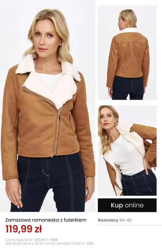 Top Secret - gazetka promocyjna -30% na kurtki, płaszcze, swetry, bluzy i sukienki od wtorku 27.01 do poniedziałku 02.02 - strona 6