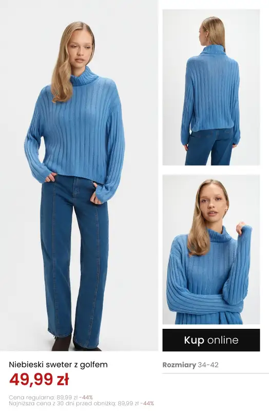 Top Secret - gazetka promocyjna -30% na kurtki, płaszcze, swetry, bluzy i sukienki od wtorku 27.01 do poniedziałku 02.02 - strona 4