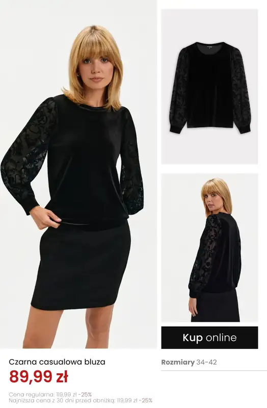 Top Secret - gazetka promocyjna -30% na kurtki, płaszcze, swetry, bluzy i sukienki od wtorku 27.01 do poniedziałku 02.02 - strona 2