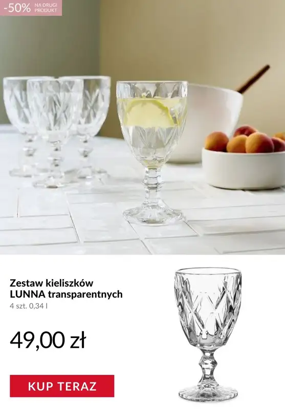 Homla - gazetka promocyjna -50% na drugi produkt od wtorku 27.01 do poniedziałku 02.02 - strona 6