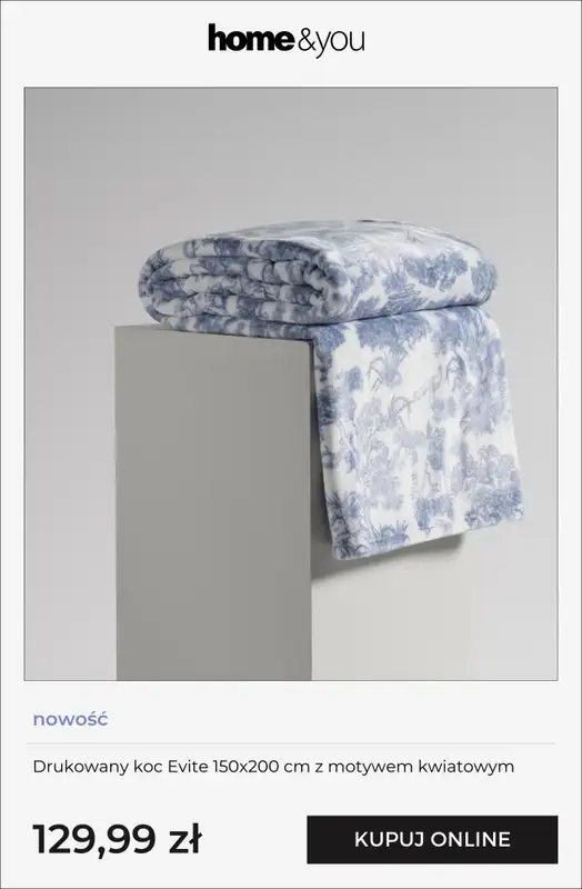 home&you - gazetka promocyjna Kolekcja: pałacowy błękit od wtorku 27.01 do wtorku 03.02 - strona 6