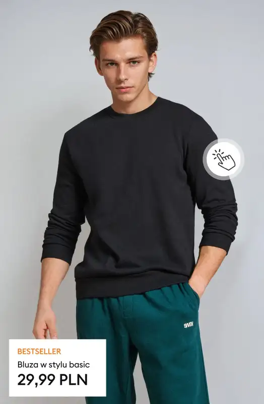 Sinsay - gazetka promocyjna Codzienna wygoda - bluzy i dresy od 17,99 zł od wtorku 27.01 do poniedziałku 02.02 - strona 21