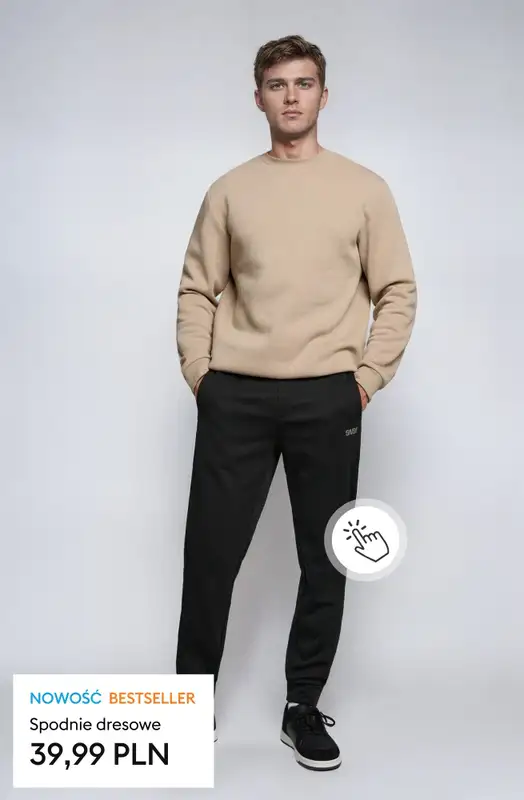 Sinsay - gazetka promocyjna Codzienna wygoda - bluzy i dresy od 17,99 zł od wtorku 27.01 do poniedziałku 02.02 - strona 23