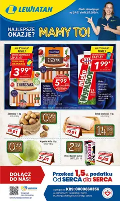 LEWIATAN - gazetka promocyjna Mamy TO w Lewiatanie – woj. małopolskie od czwartku 29.01 do środy 04.02