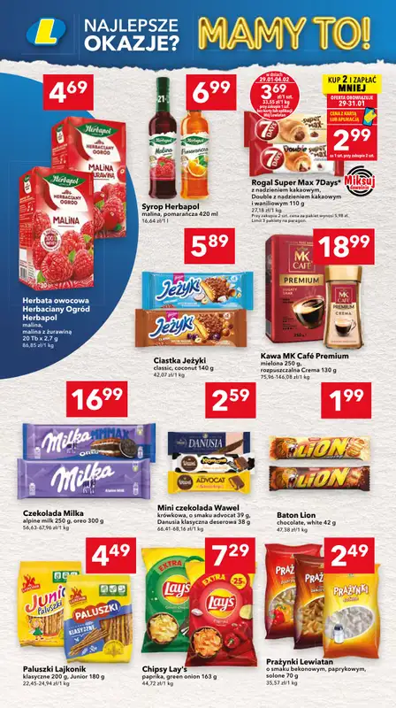 LEWIATAN - gazetka promocyjna Mamy TO w Lewiatanie – woj. mazowieckie od czwartku 29.01 do środy 04.02 - strona 6