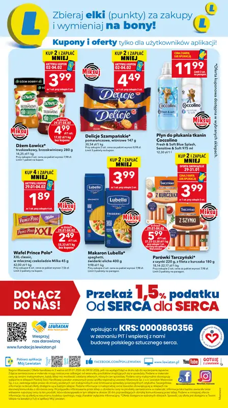 LEWIATAN - gazetka promocyjna Mamy TO w Lewiatanie – woj. mazowieckie od czwartku 29.01 do środy 04.02 - strona 8