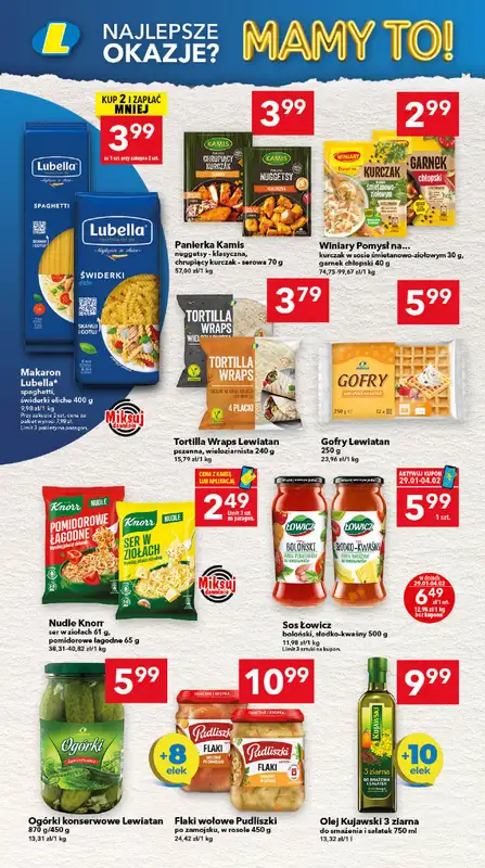 LEWIATAN - gazetka promocyjna Mamy TO w Lewiatanie – Olsztyn od czwartku 29.01 do środy 04.02 - strona 4