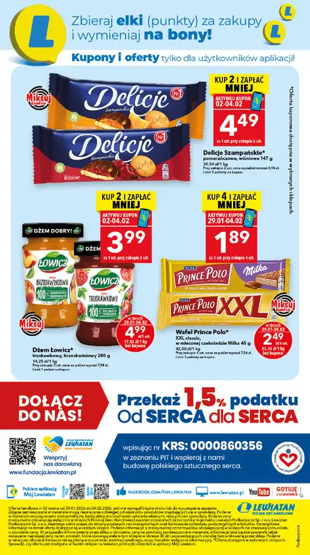 LEWIATAN - gazetka promocyjna Mamy TO w Lewiatanie – woj. podkarpackie od czwartku 29.01 do środy 04.02 - strona 8