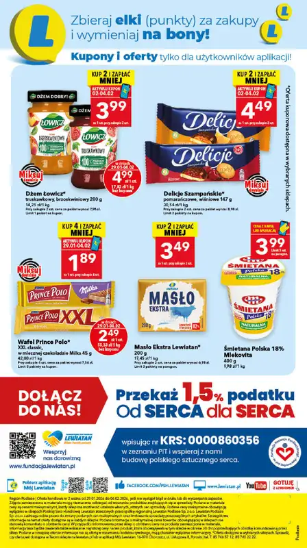 LEWIATAN - gazetka promocyjna Mamy TO w Lewiatanie – woj. podlaskie od czwartku 29.01 do środy 04.02 - strona 8