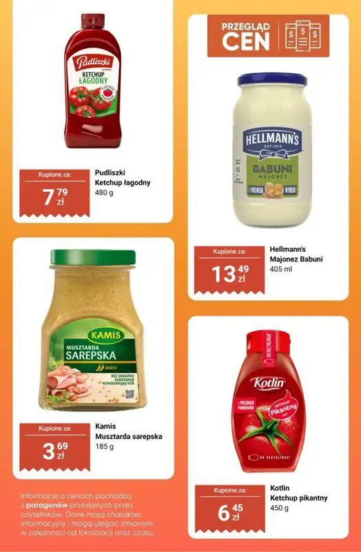 Biedronka - gazetka promocyjna Ketchupy i sosy - przegląd cen   - strona 2