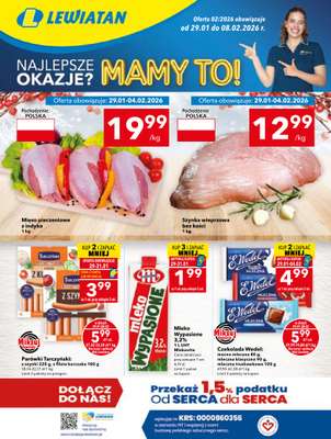 LEWIATAN - gazetka promocyjna Mamy TO w Lewiatanie – woj. świętokrzyskie od czwartku 29.01 do środy 04.02