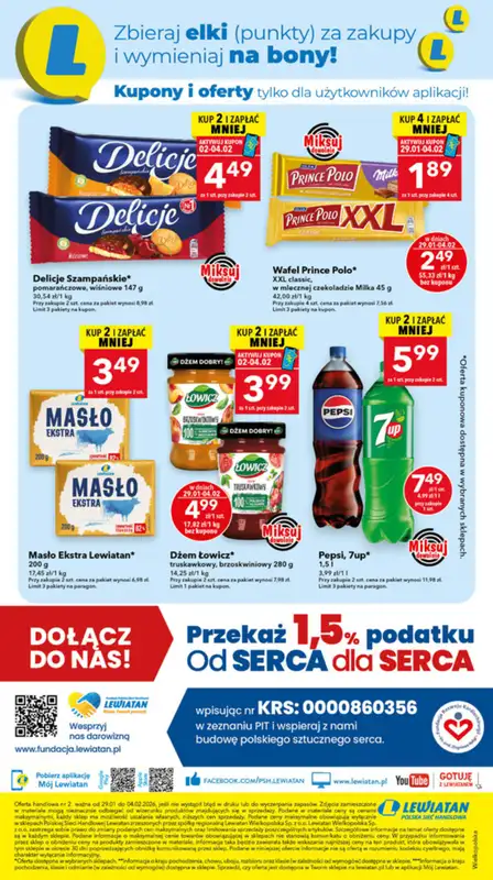 LEWIATAN - gazetka promocyjna Mamy TO w Lewiatanie – woj. wielkopolskie od czwartku 29.01 do środy 04.02 - strona 8