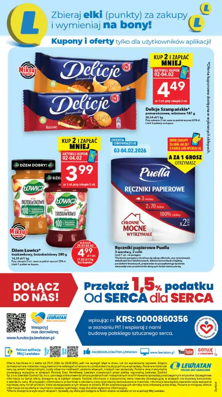 LEWIATAN - gazetka promocyjna Mamy TO w Lewiatanie – Zachód od czwartku 29.01 do środy 04.02 - strona 8