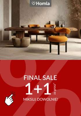 Homla - gazetka promocyjna 1+1 za grosz od środy 28.01 do wtorku 03.02