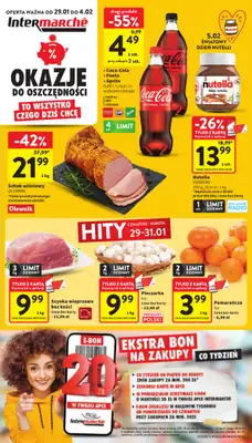 Intermarche - gazetka promocyjna Gazetka od czwartku 29.01 do środy 04.02