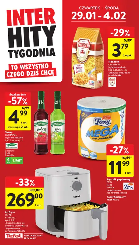Intermarche - gazetka promocyjna Intertani start tygodnia od poniedziałku 02.02 do środy 04.02 - strona 4