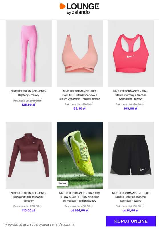 Lounge by Zalando - gazetka promocyjna Specjalne okazje:  Nike Performance od wtorku 27.01 do piątku 30.01 - strona 10