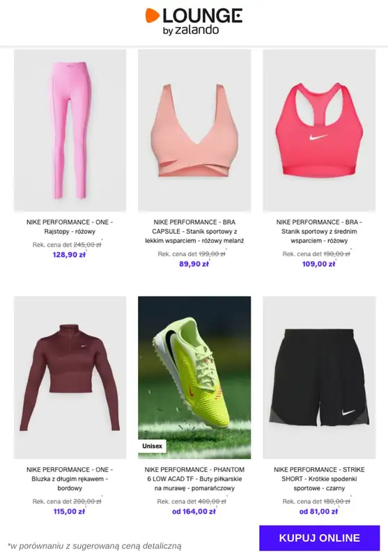 Lounge by Zalando - gazetka promocyjna Specjalne okazje:  Nike Performance od wtorku 27.01 do piątku 30.01 - strona 10