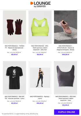 Lounge by Zalando - gazetka promocyjna Specjalne okazje:  Nike Performance od wtorku 27.01 do piątku 30.01 - strona 8