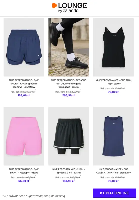 Lounge by Zalando - gazetka promocyjna Specjalne okazje:  Nike Performance od wtorku 27.01 do piątku 30.01 - strona 3