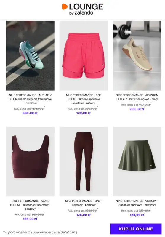 Lounge by Zalando - gazetka promocyjna Specjalne okazje:  Nike Performance od wtorku 27.01 do piątku 30.01 - strona 6