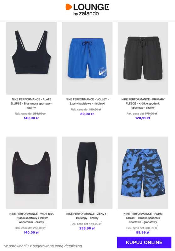 Lounge by Zalando - gazetka promocyjna Specjalne okazje:  Nike Performance od wtorku 27.01 do piątku 30.01 - strona 4