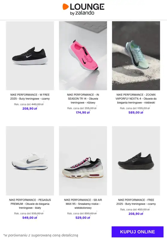 Lounge by Zalando - gazetka promocyjna Specjalne okazje:  Nike Performance od wtorku 27.01 do piątku 30.01 - strona 9