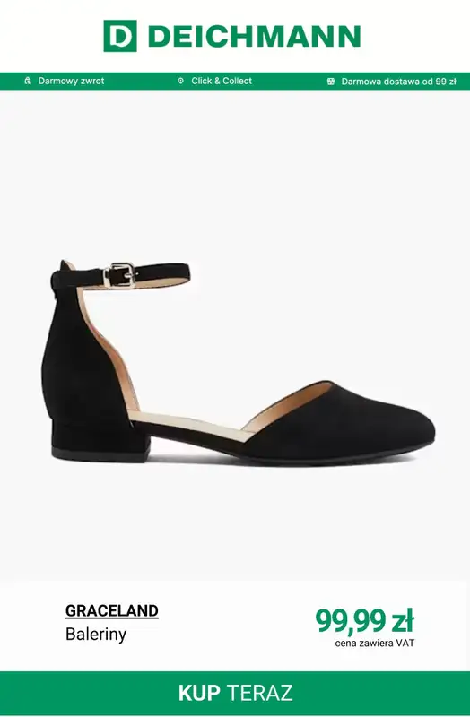 Deichmann - gazetka promocyjna Buty do biura damskie od wtorku 27.01  - strona 11