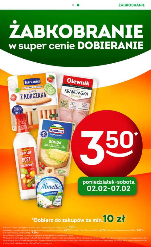 Żabka - gazetka promocyjna Gazetka Spożywcza od środy 28.01 do wtorku 10.02 - strona 3