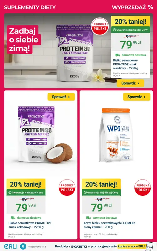 ERLI - gazetka promocyjna Wielkie Rabaty na AGD, Elektronikę i Sprzęt Fitness! od poniedziałku 26.01 do niedzieli 01.02 - strona 8