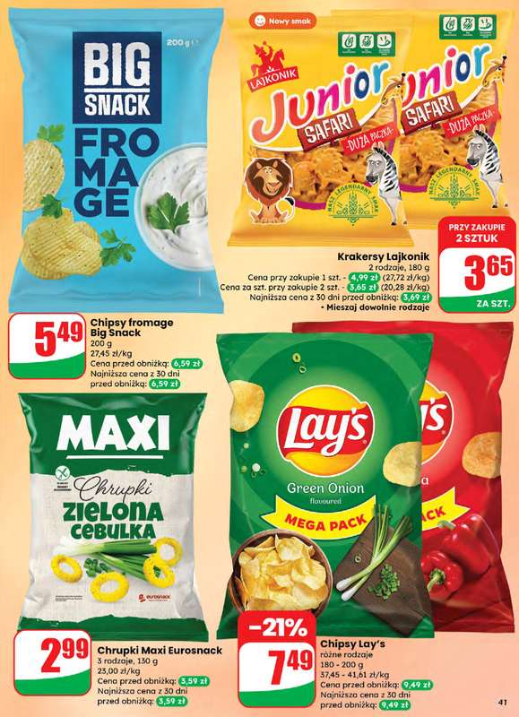 Dino - gazetka promocyjna Gazetka 05 / 2026 od środy 28.01 do wtorku 03.02 - strona 41