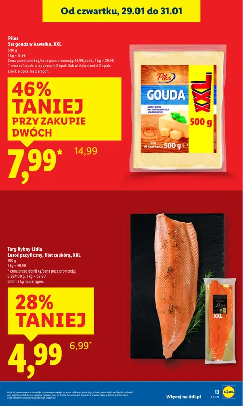 Lidl - gazetka promocyjna Oferta od czwartku od czwartku 29.01 do soboty 31.01 - strona 13