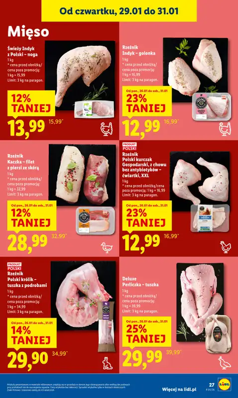 Lidl - gazetka promocyjna Oferta od czwartku od czwartku 29.01 do soboty 31.01 - strona 27