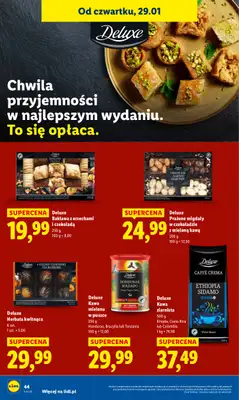 Lidl - gazetka promocyjna Oferta od czwartku od czwartku 29.01 do soboty 31.01 - strona 44