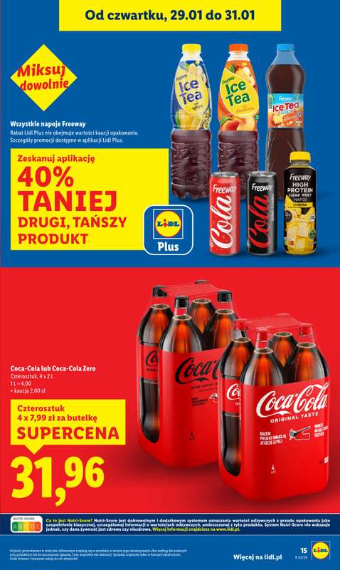 Lidl - gazetka promocyjna Oferta od czwartku od czwartku 29.01 do soboty 31.01 - strona 15