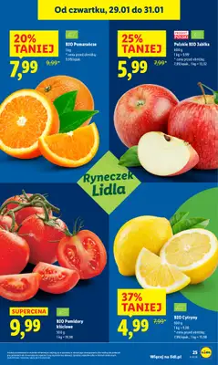 Lidl - gazetka promocyjna Oferta od czwartku od czwartku 29.01 do soboty 31.01 - strona 25
