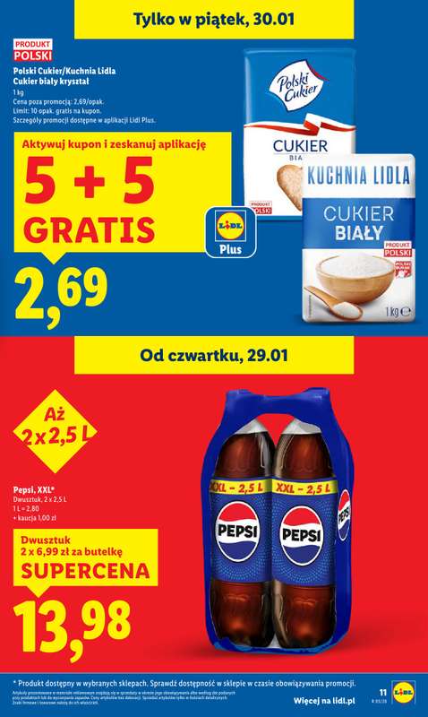 Lidl - gazetka promocyjna Oferta od czwartku od czwartku 29.01 do soboty 31.01 - strona 11