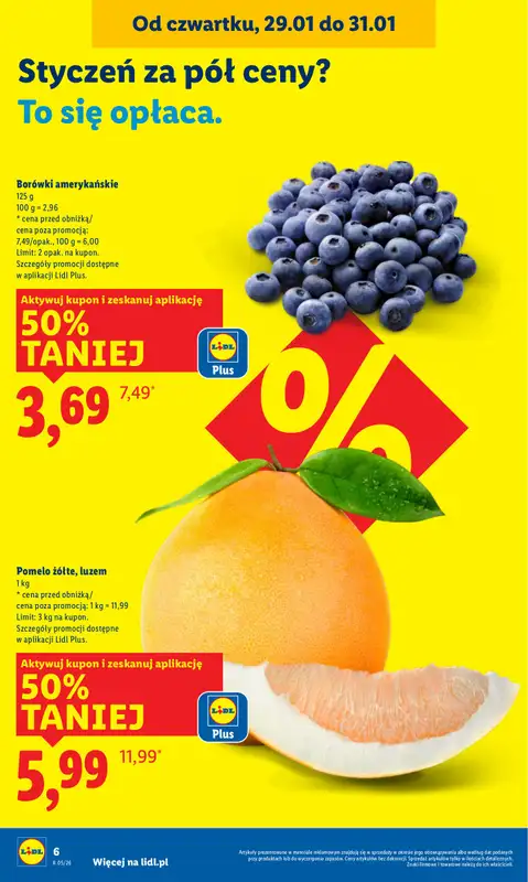 Lidl - gazetka promocyjna Oferta od czwartku od czwartku 29.01 do soboty 31.01 - strona 6