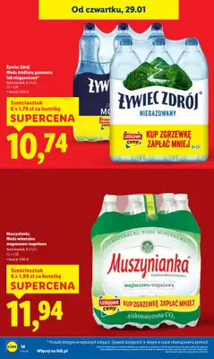 Lidl - gazetka promocyjna Oferta od czwartku od czwartku 29.01 do soboty 31.01 - strona 14