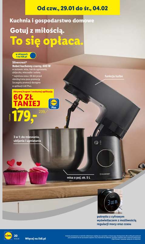 Lidl - gazetka promocyjna Oferta od czwartku od czwartku 29.01 do soboty 31.01 - strona 20